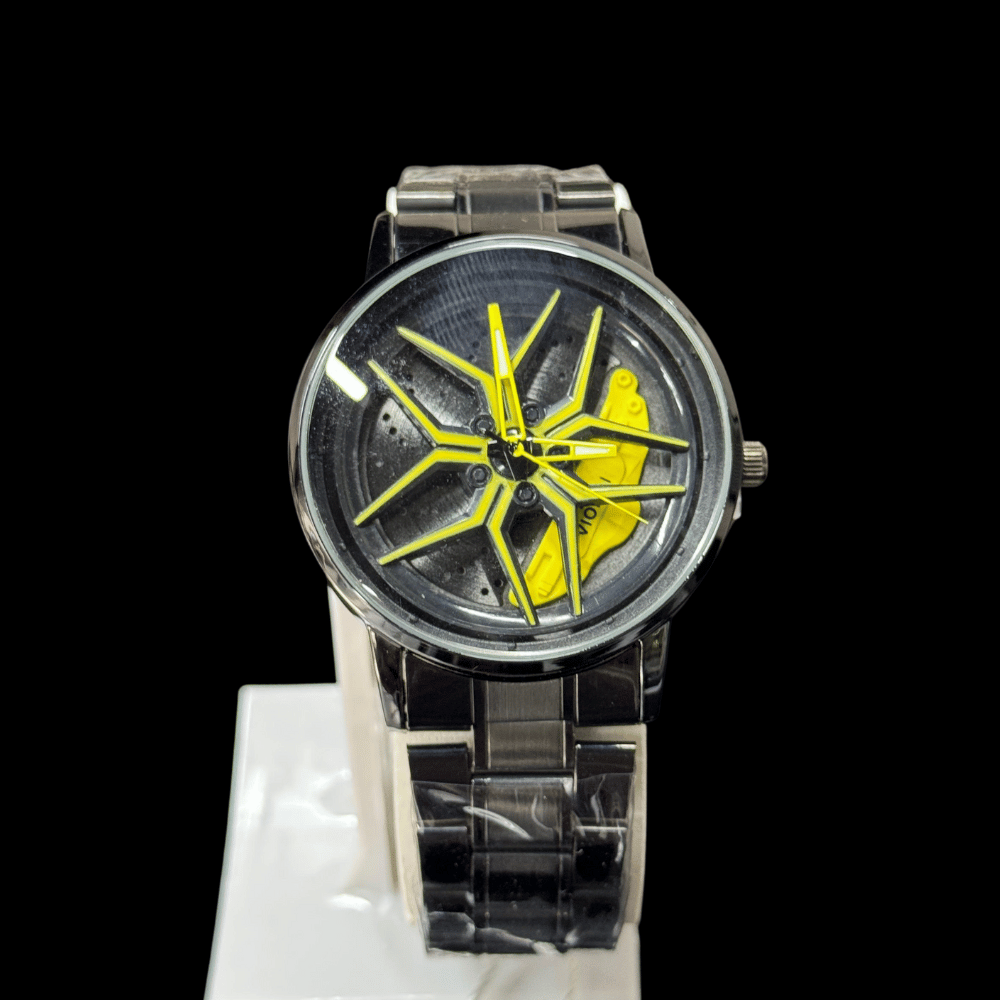 3D Ferrari wheel Rotating watch