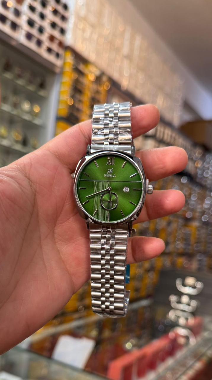 Perla Green Dial Chain Men's Watch