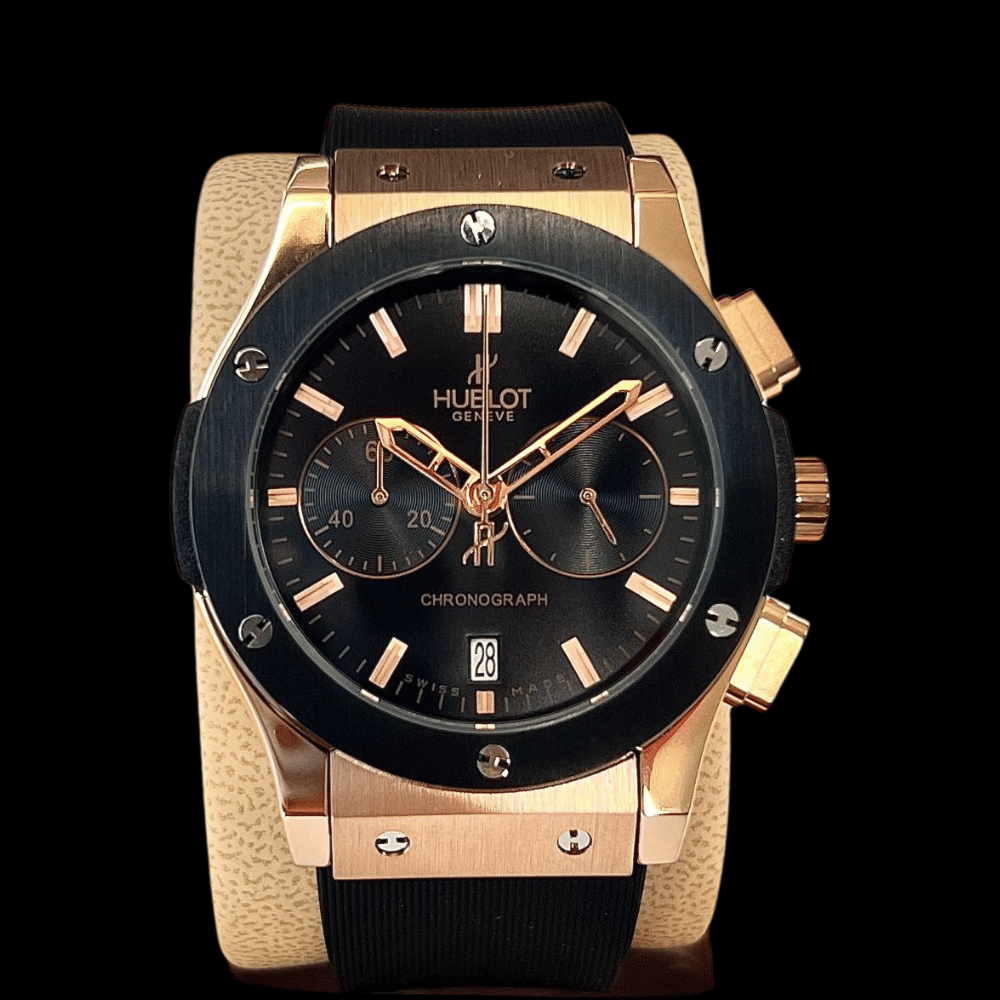 Hblot Classic Fusion Chronograph Black Dial