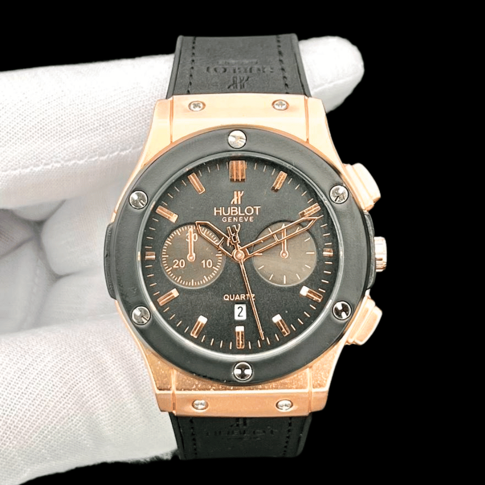 Hblot Classic Fusion Chronograph Black Dial